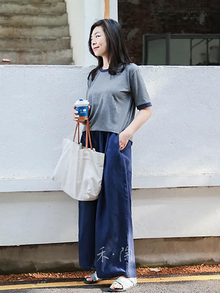 禾陶成衣女装品牌2021夏季韩式慵懒风上衣
