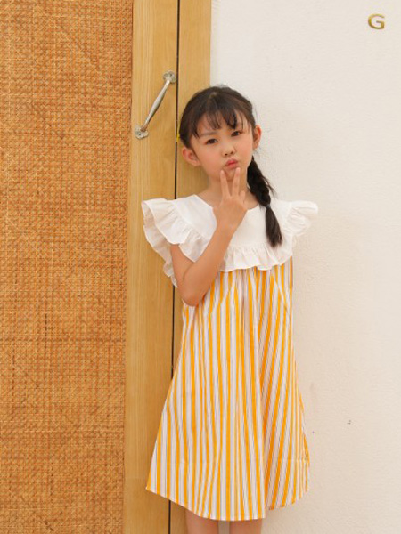 貓咪精靈童裝品牌2021夏季洋氣娃娃韓版連體裙