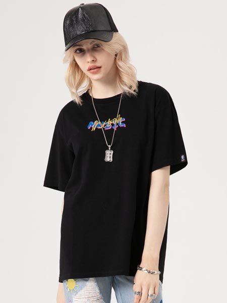 BTBOY棒球小子休闲品牌2021夏季新款创意印花短袖t恤女上衣