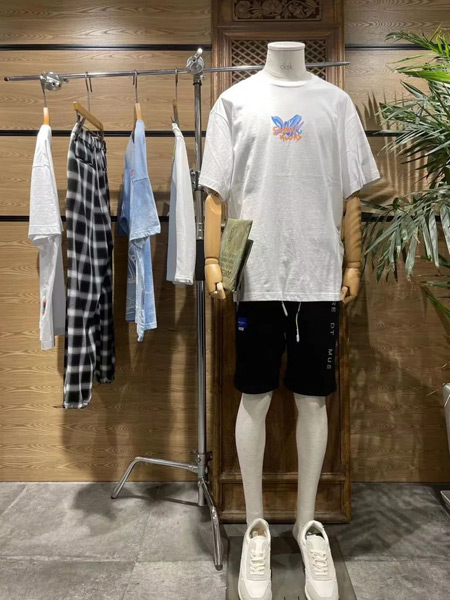 CKSK斯科世家男裝品牌2021夏季絲光棉T恤