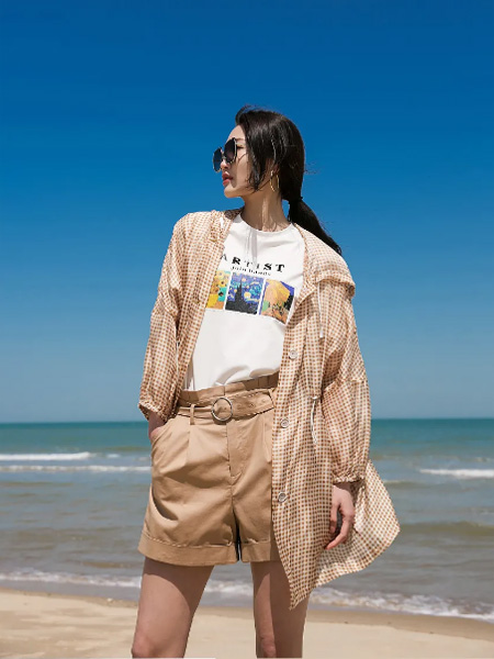 贵姿女装品牌2021夏季韩版快时尚薄外套