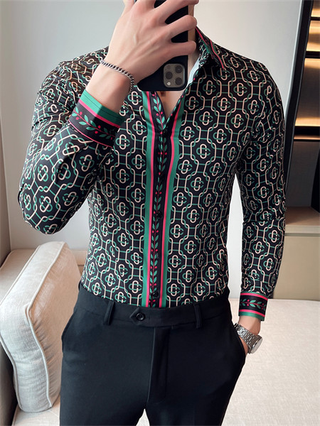 PLOVER(啄木鳥)男裝品牌2021秋季條紋棉麻襯衫