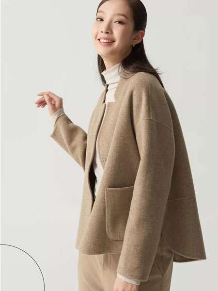 ClothScenery布景女装品牌2021秋季纯棉纯色宽松外套