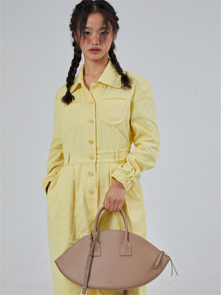 JESSIE&JANE及简箱包品牌2021秋季流柠檬包女士单肩包手提包