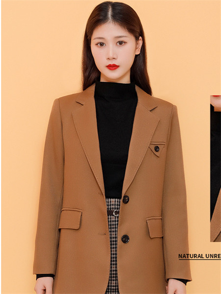 她之蝶女装品牌2021秋季韩版时尚纯棉外套