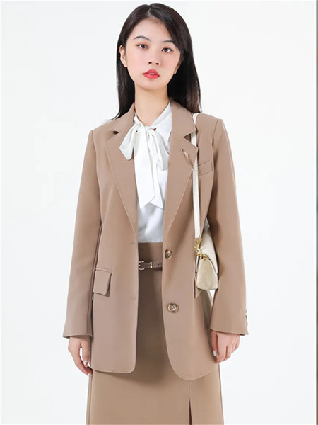 她之蝶女装品牌2021秋季薄款纯棉时尚外套