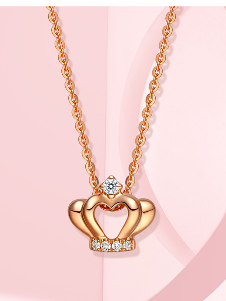 ALLOVE钻石彩宝品牌钻石皇冠项链新品上市