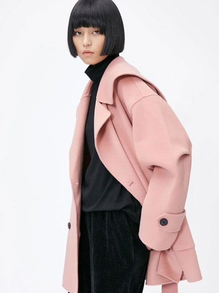 LIULIU MO刘刘墨女装品牌2021冬季粉色少女秀安外套