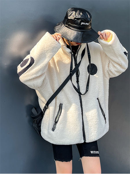 拓谷TUOGU原创设计师潮牌女装品牌2021冬季羊羔毛舒适外套