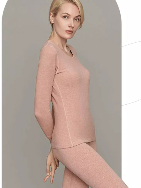 皇家丽美内衣品牌2021冬季肉粉色舒适保暖衣