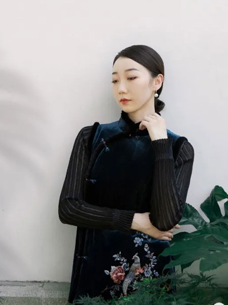 龍笛女装品牌2021冬季中国风气质上衣