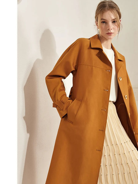 CARBAMMI卡邦尼女装品牌2021冬季长款时髦大衣