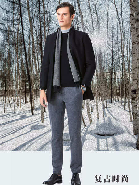 梵思诺VERSINO休闲品牌2021冬季时尚复古外套