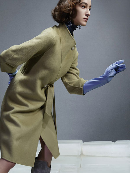 芮玛女装品牌2021冬季长款气质大衣
