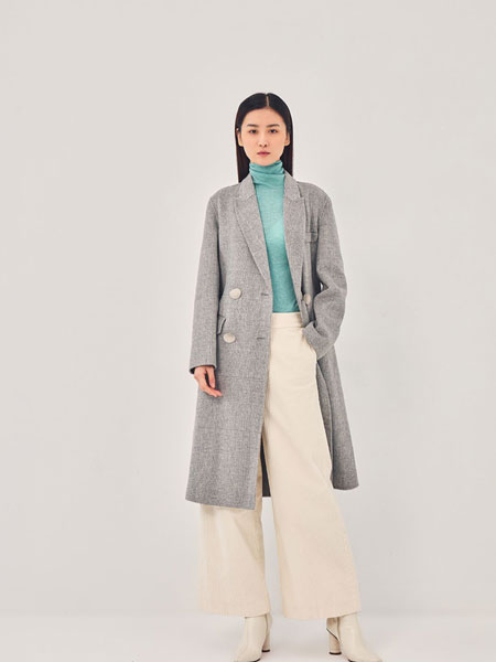吉承女装品牌2021冬季长款时髦大衣