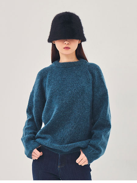 吉承女装品牌2021冬季羊毛柔软舒适毛衣