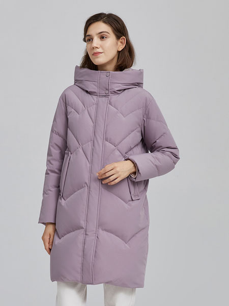 坦博尔女装品牌2021冬季立领气质保暖羽绒服