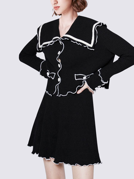 玛依尔女装品牌2021冬季气质时尚套装