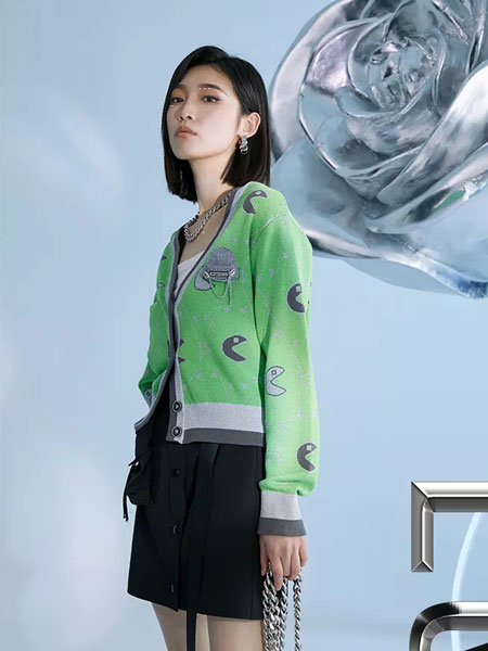 LOFT SHINE女裝品牌2022春季短款柔軟開衫