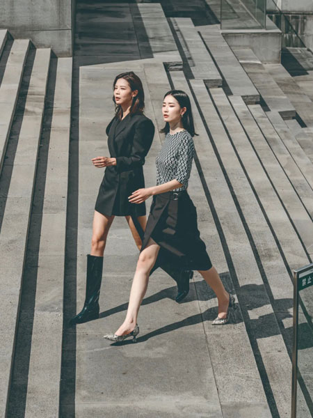 3F女装品牌2022春季气质时尚套装