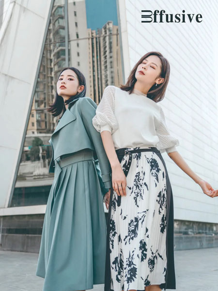 3ffusive女装品牌2022春季时尚气质套装