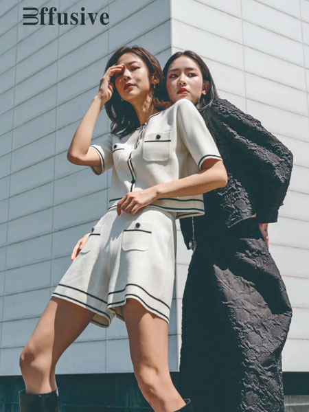 3ffusive女装品牌2022春季时尚气质时髦套装