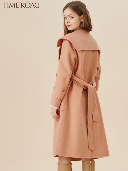汤米诺女装品牌2021冬季韩版中长款气质大衣