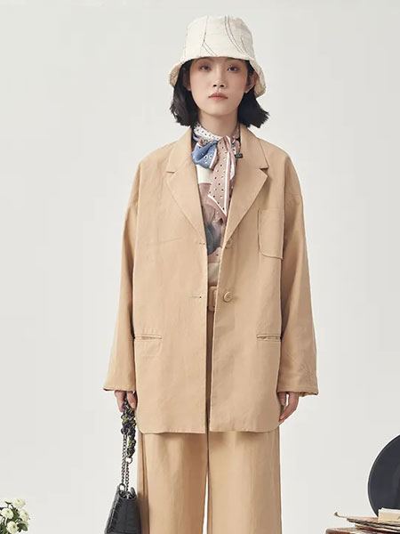 古树叶女装品牌2022春季气质韩版舒适外套