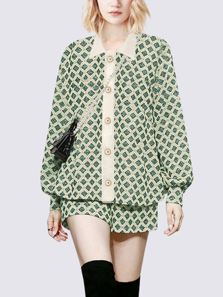 玛依尔女装品牌2022春季气质时髦韩版套装