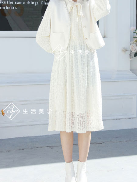 37°生活美學女裝品牌2022春夏淑女小香風連衣裙