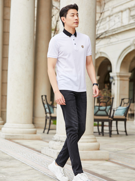 臥虎藏龍OHCL男裝品牌2022夏季黑色簡約氣質款修身長褲
