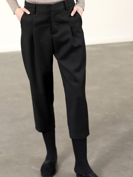 IISU女装品牌2022夏季个性潮流气质款长裤