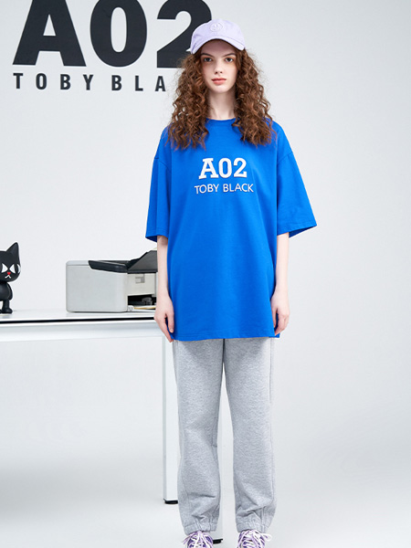 A02女装品牌2022夏季吸湿透气舒适T恤