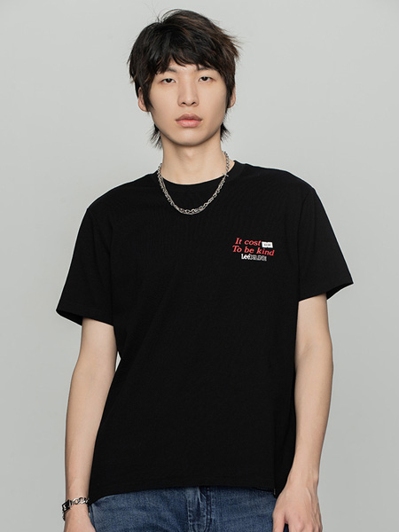 Lee休闲品牌2022夏季休闲弹力短袖T恤