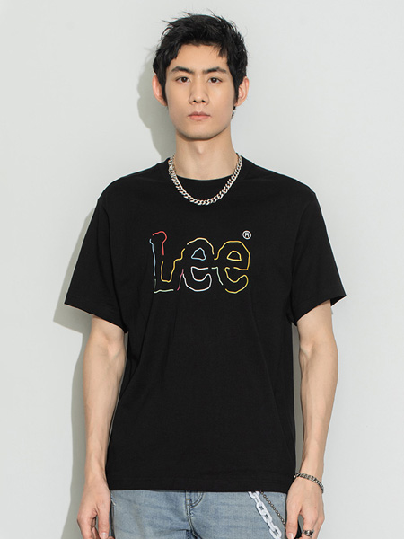 Lee休闲品牌2022夏季网红ins潮流字母T恤