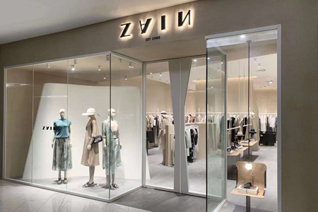 ZAIN形上女装品牌店铺展示