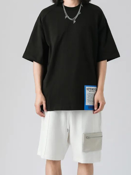 汉朴男装品牌2022夏季潮流街头风宽松T恤