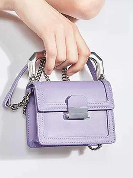 OMI欧米箱包品牌2022春夏紫色小清新原宿成熟包包