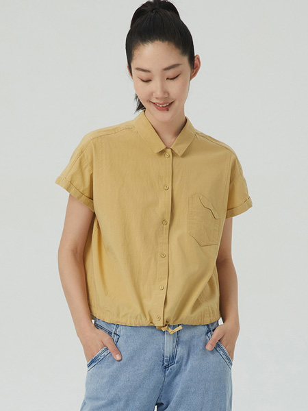 斯琴女装品牌2022夏季韩版简约中性风衬衫