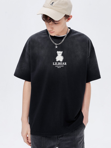 LilBetter男装品牌2022夏季薄款字母中袖T恤
