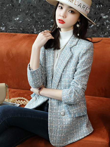 蒂可伊女装品牌2022春夏法式小香风名媛外套