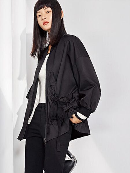 迪笛欧女装品牌2022秋季个性潮流性感简约设计感外套