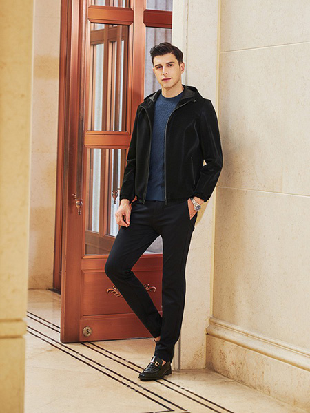 愛迪丹頓男裝品牌2022冬季潮流時尚短款外套