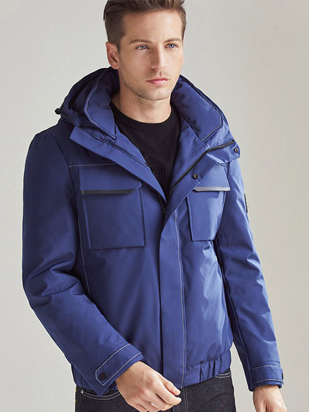 法曼斯(FOMOCE)男装品牌2022冬季工装连帽短款外套