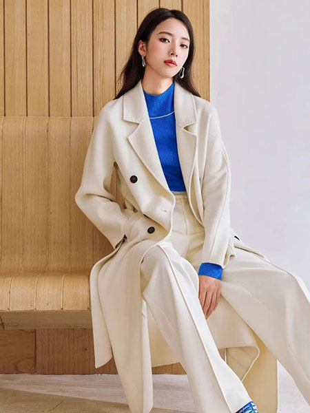 朗文斯汀女装品牌2022秋冬韩版气质款中长款外套