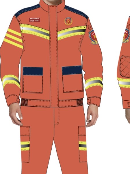 新各式矿山救援制服统一款矿山救护标志服装