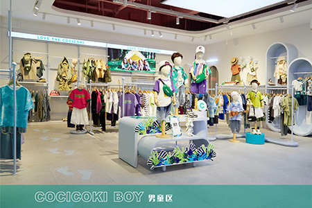 可趣可奇童裝品牌店鋪展示