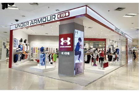 UNDER ARMOUR  KIDS童裝品牌店鋪展示