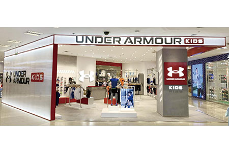 UNDER ARMOUR  KIDS童裝品牌店鋪展示