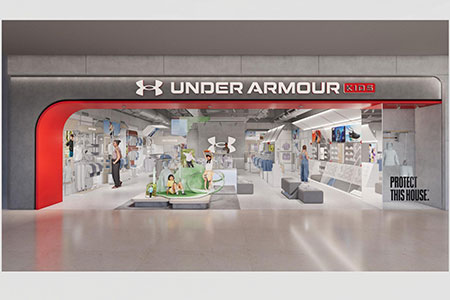 UNDER ARMOUR  KIDS童裝品牌店鋪展示